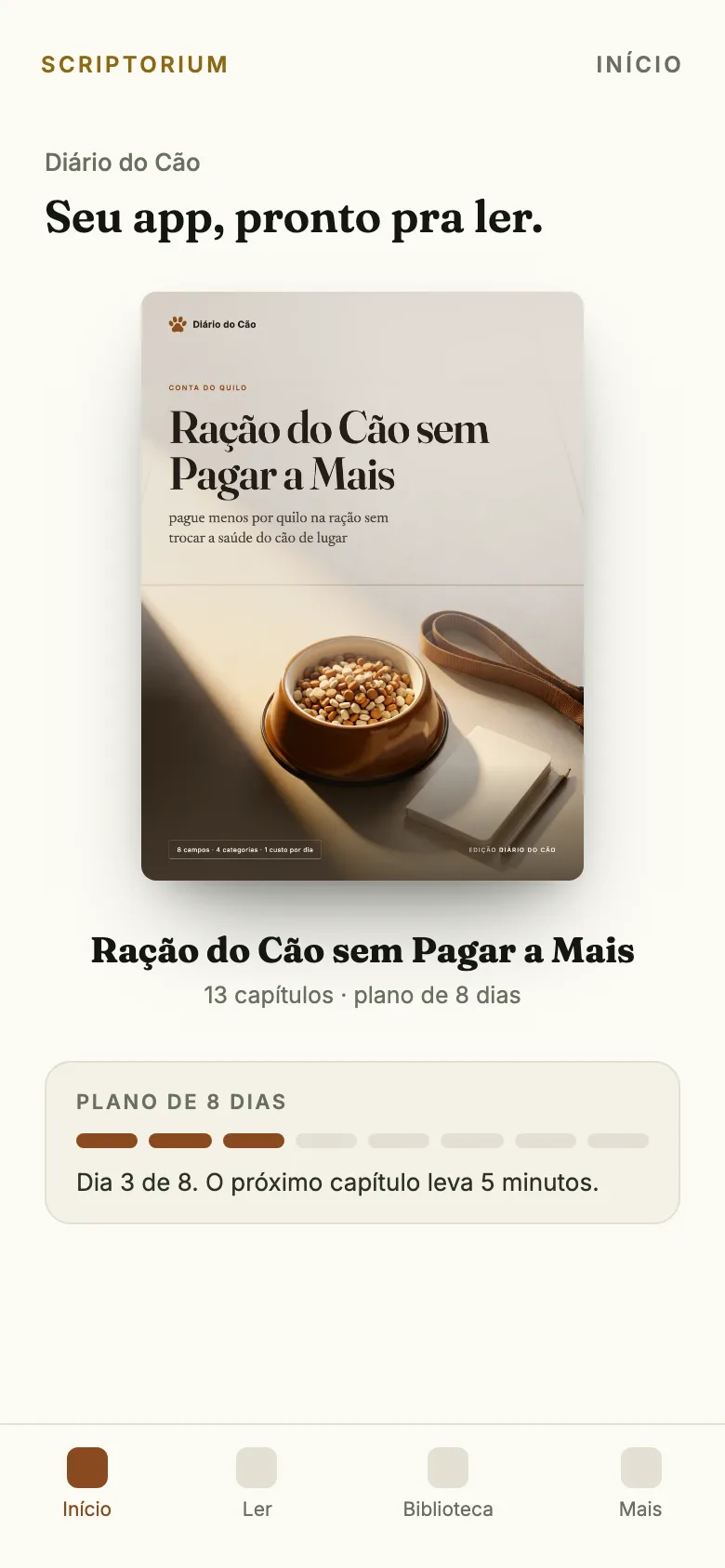 Capa do app do guia Ração do Cão sem Pagar a Mais