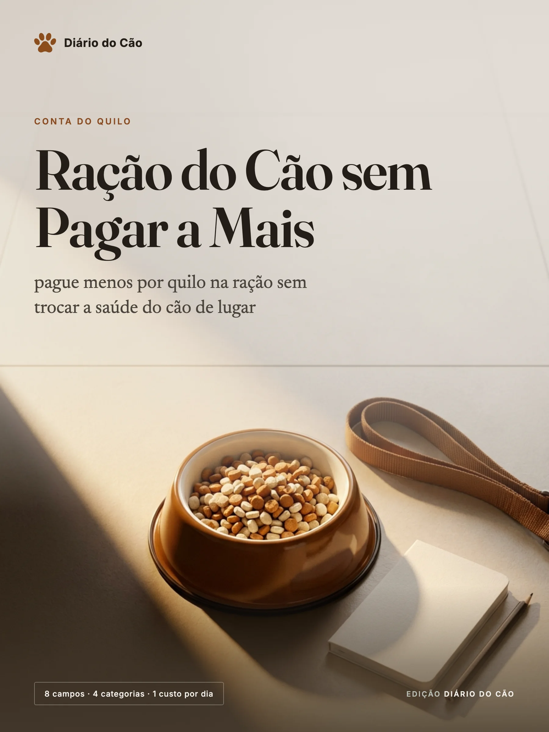 Capa do guia Ração do Cão sem Pagar a Mais